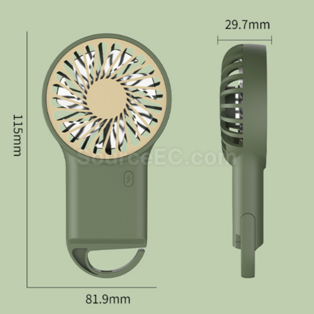 Customization Foldable hook fan Corporate Gifts