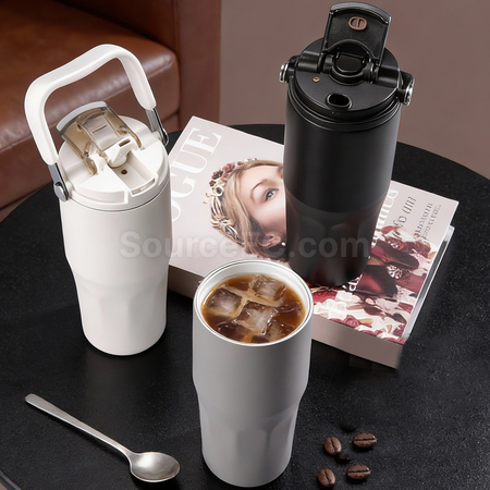 Customization Stainless Steel Ceramic Insulated Cup Corporate Gifts
