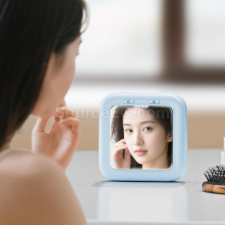 Customization 3C Certified Illuminated Makeup Mirror Power Bank Corporate Gifts