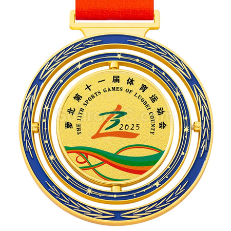 Customization Rotating Metal Medal Corporate Gifts