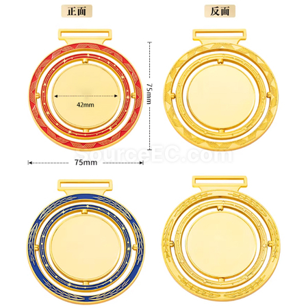 Customization Rotating Metal Medal Corporate Gifts