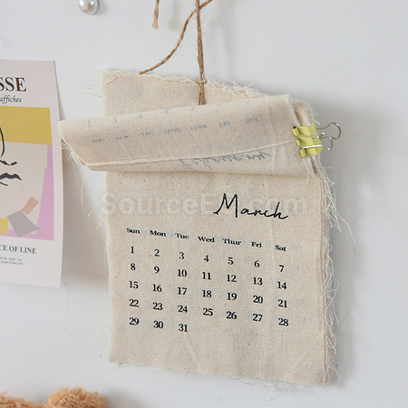 Customization Tear-off canvas calendar Corporate Gifts