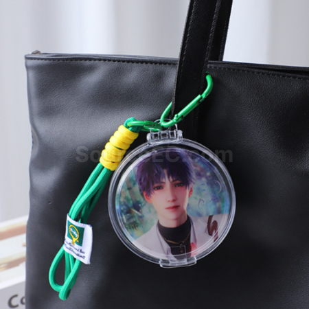 Customization Transparent acrylic badge itabag pendant storage box Corporate Gifts