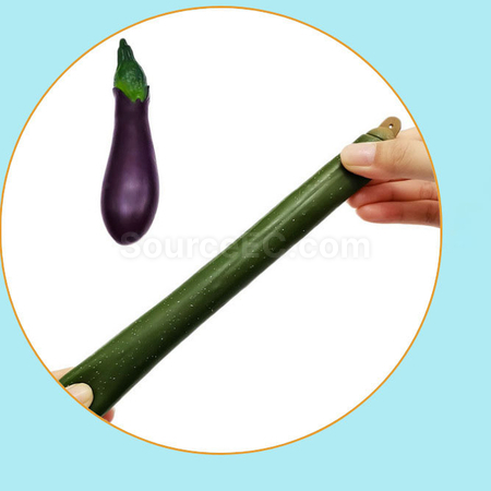 Customization Corn and Eggplant Squishy Stress Relief Toy Corporate Gifts