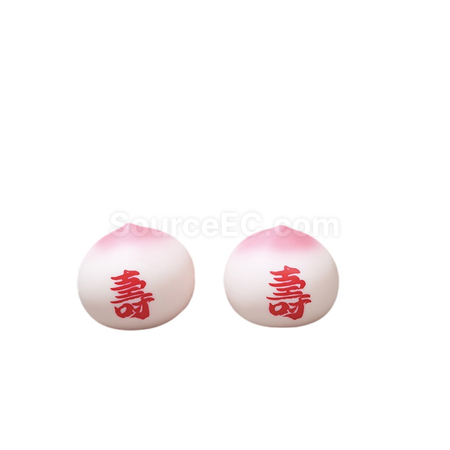 Customization Peach-shaped stress-relief squeeze toy Corporate Gifts