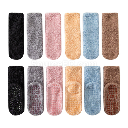 Customization Non-Slip Coral Fleece Floor Socks Corporate Gifts