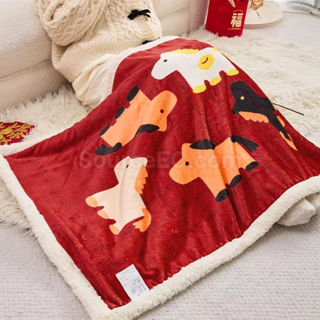 Customization Horse Year Blanket Corporate Gifts