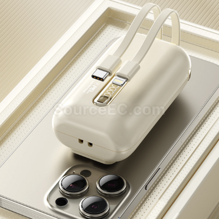 Customization 3c certified power bank with built-in cable and fast charging function Corporate Gifts
