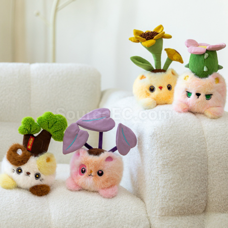 Kitten plant pot