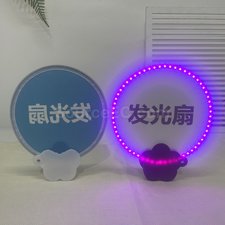 Customization Luminous foldable advertising fan Corporate Gifts