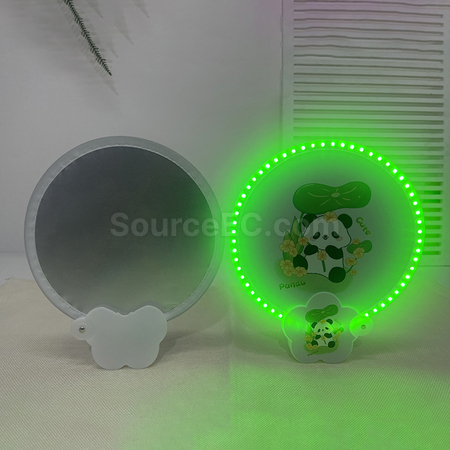Customization Luminous foldable advertising fan Corporate Gifts
