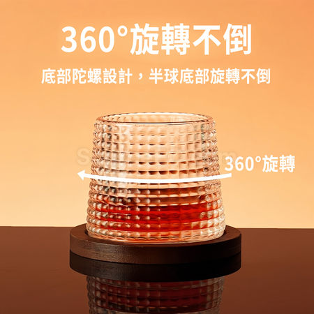 Customization Rotatable Tumbler Crystal Glass Corporate Gifts
