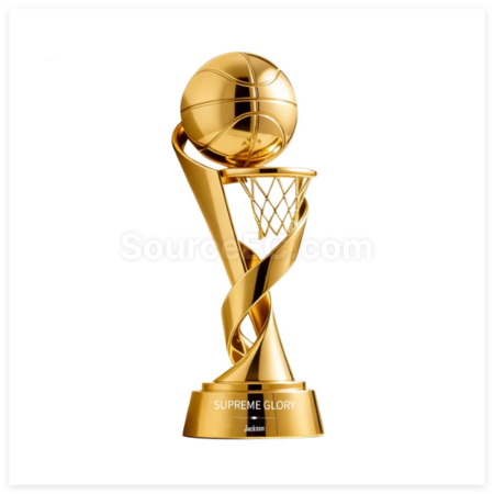 Customization Metal Basketball Trophy Corporate Gifts