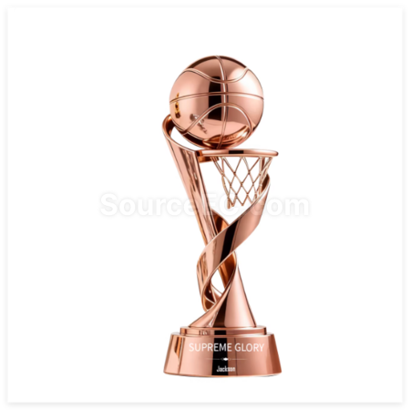Customization Metal Basketball Trophy Corporate Gifts