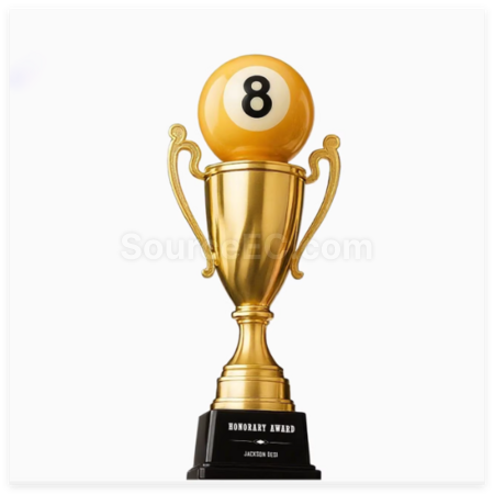 Customization Metal Billiards Trophy Corporate Gifts