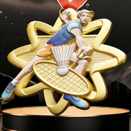 Customization Badminton medals Corporate Gifts