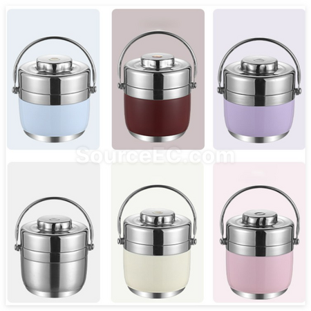 Customization StainlessSteel Double-Layer Vacuum Lunch Box Corporate Gifts