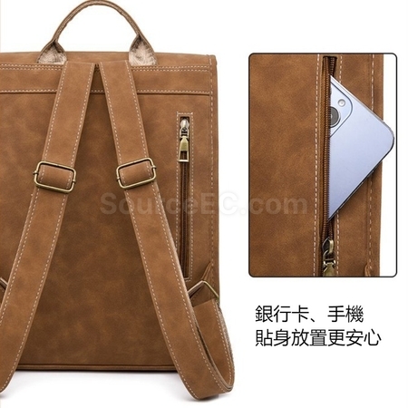 Customization 日韩风优雅电脑PU磨砂双肩包 Corporate Gifts
