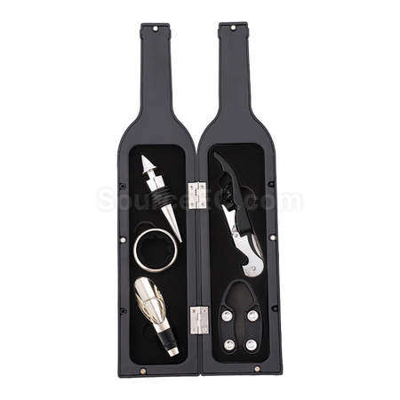 Customization Red Wine Bottle Opener Set Corporate Gifts