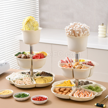 Customization Rotating Hot Pot Ingredient Preparation Plate Corporate Gifts