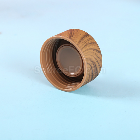 Customization Wood Grain Lid Pocket Insulated Cup Corporate Gifts