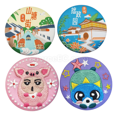 Embroidered badges