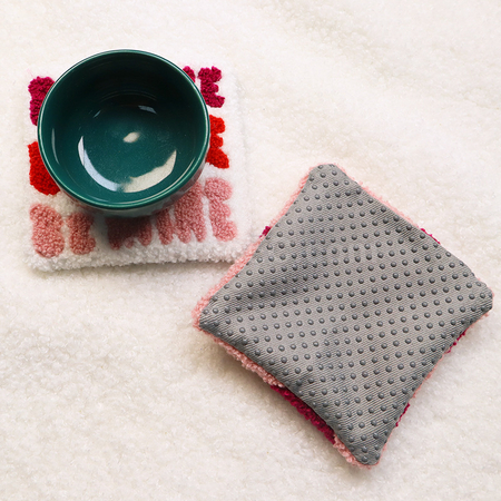 Customization Towel Embroidered Insulated Coaster Corporate Gifts