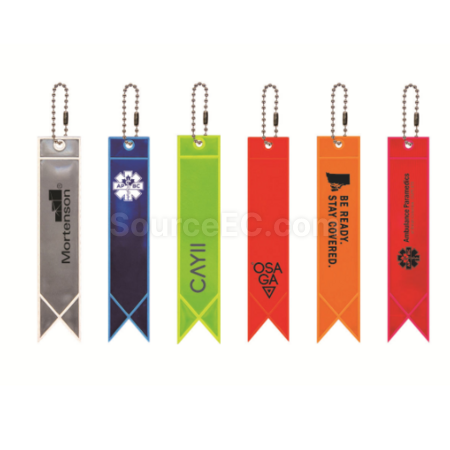 Custom multi-color reflective streamers