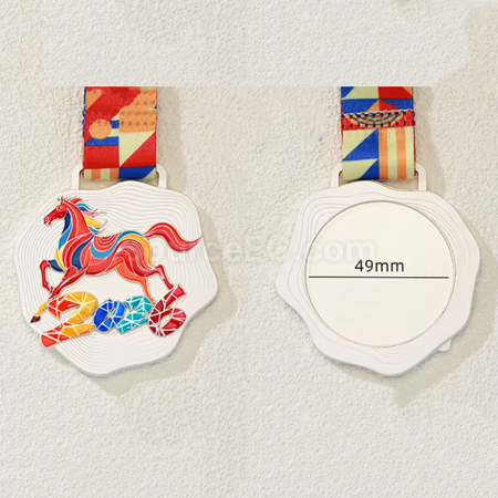 Customization Horse Metal Medals Corporate Gifts