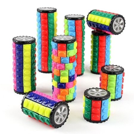 Customization Decompression Cylindrical Rubik's Cube Corporate Gifts