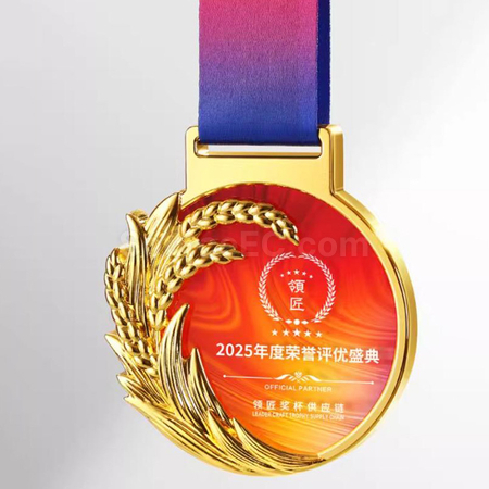 Customization Wheat Ear Medal Corporate Gifts