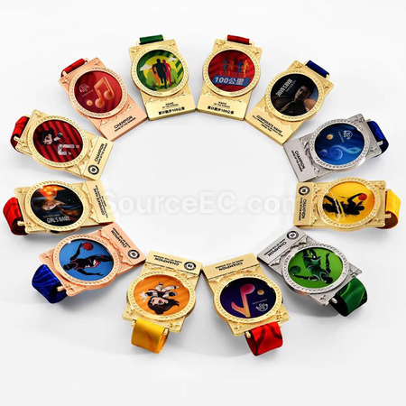Basketball Metal Medal