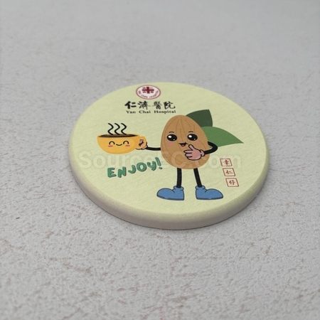 Customized coaster, print coaster, cup lid, table mat, eco-friendly coaster