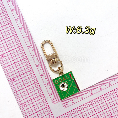 Customization World Cup football peripheral souvenir metal keychain pendant Corporate Gifts