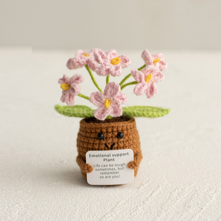 Customization Knitted flower plant pot Corporate Gifts