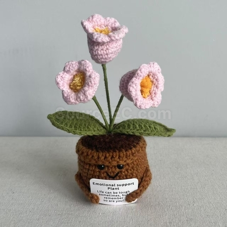 Customization Knitted flower plant pot Corporate Gifts