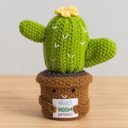 Customization Knitted flower plant pot Corporate Gifts