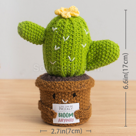 Customization Knitted flower plant pot Corporate Gifts