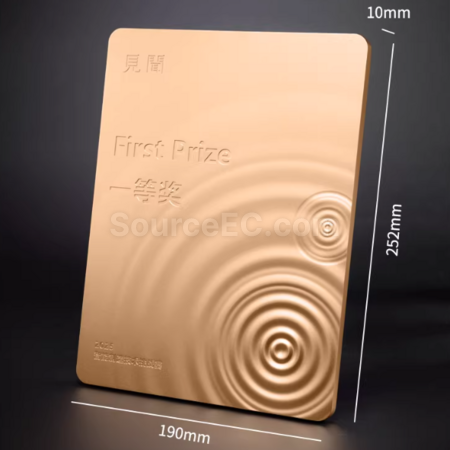 Customization Metal Ripple Medal Trophy Corporate Gifts