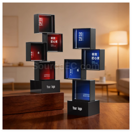 Customization Metal Crystal Trophy Corporate Gifts