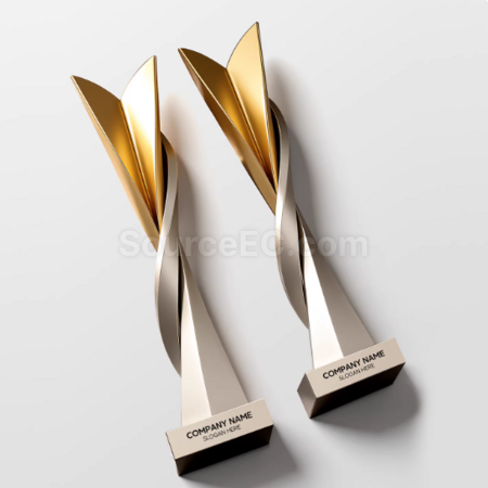 Customization Metal trophy Corporate Gifts