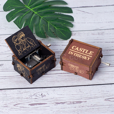 Customization Wooden hand-cranked music box Corporate Gifts