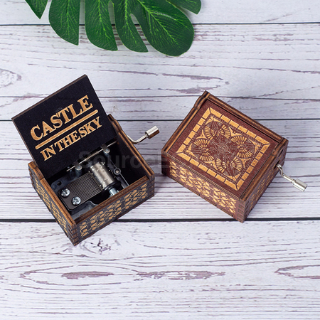Customization Wooden hand-cranked music box Corporate Gifts