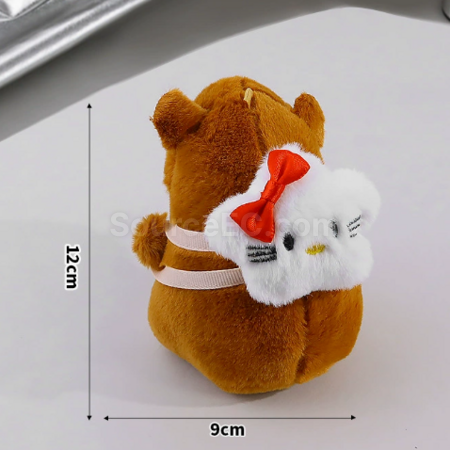 Customization Capybara plush doll keychain Corporate Gifts