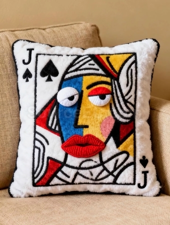 Customization Poker Throw Pillow Corporate Gifts