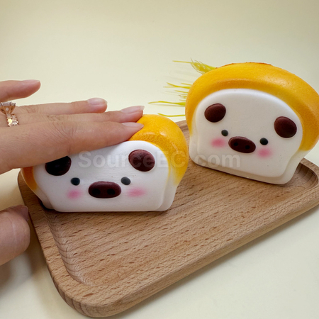 Customization Toast Little Pig Squishy Stress Relief Toy Corporate Gifts