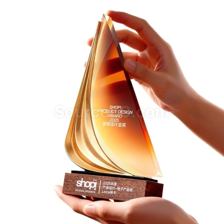 Customization Creative Sailing Metal Crystal Award Corporate Gifts