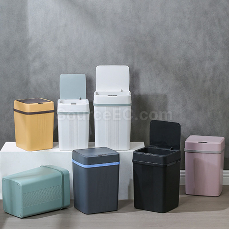 Customization Intelligent sensor trash can with lid Corporate Gifts