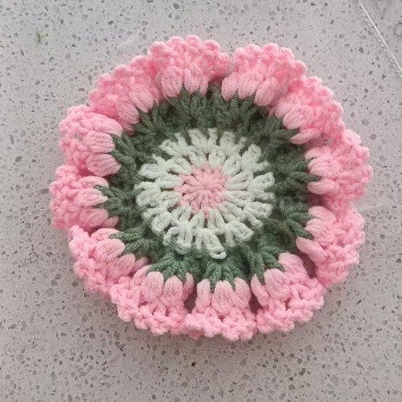 Customization Woven flower cup mat Corporate Gifts