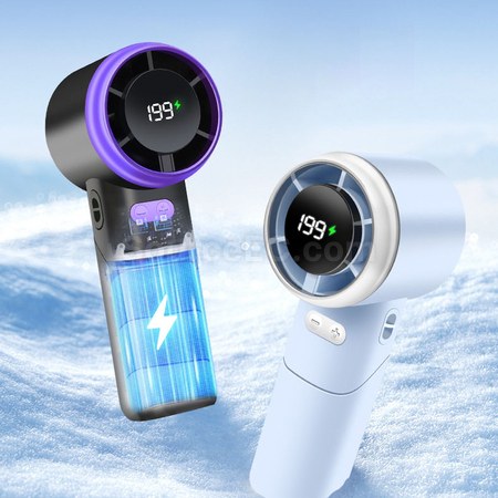 Customization Multi-angle rotating and folding handheld fan Corporate Gifts